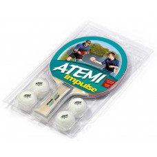 Набор для настольного тенниса Atemi Impulse (1ракетка+4 мяча)