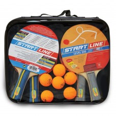 Набор StartLine 200x2 (4 ракетки, 6 мячей, сумка на молнии)