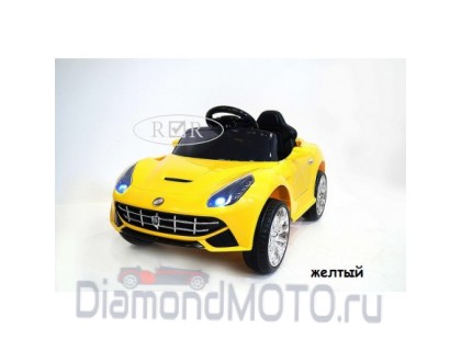 RiVer-AuTo Детский электромобиль Ferrari O222OO с дистанционным управлением, р.Желтый