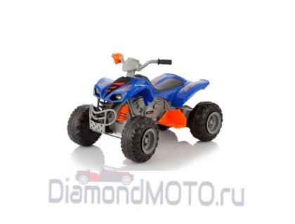 Электромобиль-квадроцикл Jetem Scat 2-х моторный синий