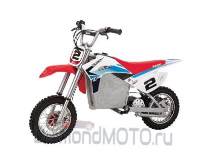 Razor Электромотоцикл SX500 (электро питбайк для подростков и взрослых) красно-белый