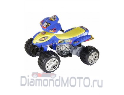 Квадроцикл RiverToys Quatro RD 203 синий с резиновыми колесами