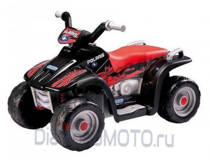 Peg-Perego Детский электроквадроцикл ED1106 Polaris Sportsman 400 Nero