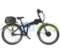 Велогибрид Eltreco Patrol Кардан 28 Lux Blue