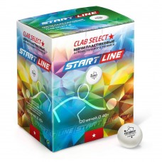 Мячи Club Select для настольного тенниса 1 упаковка (120 мячей), белые