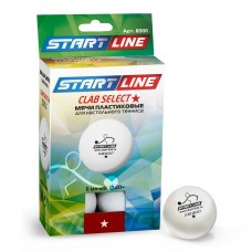 Мячи Club Select для настольного тенниса 1 упаковка (6 мячей), белые