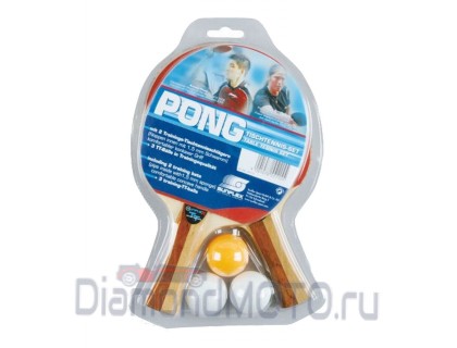 Набор для настольного тенниса  Sunflex Pong (2 РАКЕТКИ + 3 МЯЧА)
