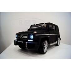 Rivertoys Детский электромобиль Mercedes-Benz G63 HL168 черный матовый колеса резина