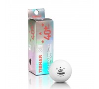 Пластиковые мячи Tibhar 40+ Syntt ??? в упаковке 3 шт. белые