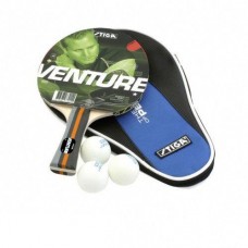 Набор композитных ракеток для настольного тенниса STIGA VENTURE (2 ракетки, 3 мяча, чехол)