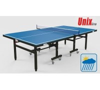 Теннисный стол UnixLine Blue, всепогодный