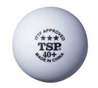 Мячи TSP 3 40+  в упаковке 3 шт. белые