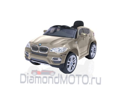 Электромобиль R-Toys BMW X6 champagne metallic