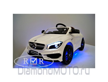 Rivertoys Детский электромобиль Mercedes-Benz CLA 45 А777АА белый